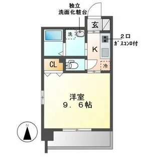 BERG大須(ベルグオオス)【8階】の間取り