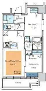 アーバネックス大阪天満橋【6階】の間取り