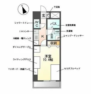 M-stage Aoi【2階】の間取り