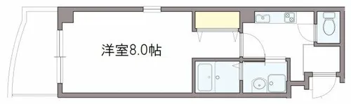 ジラソーレ本町通【2階】の間取り