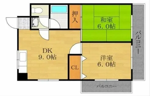 第二町田マンション【5階】の間取り