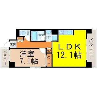 ヴェネチアプリモ【10階】の間取り