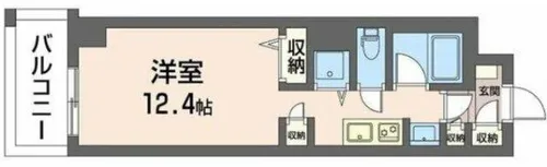 サンエール南堀江【3階】の間取り