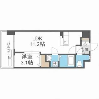 フォレスタ春日【6階】の間取り
