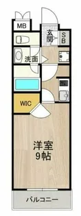 CITY SPIRE桜川Ⅱ【8階】の間取り