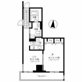 レジディア東桜Ⅱ【8階】の間取り