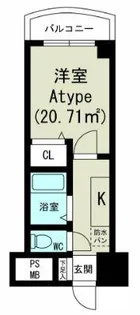 ノルデンハイム新大阪【610号室】の間取り