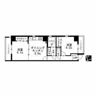 RECO東別院【7階】の間取り