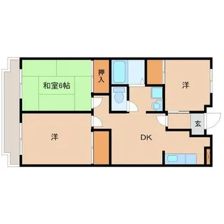グレース千鳥【1階】の間取り