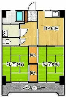 黒崎ビル【305号室】の間取り