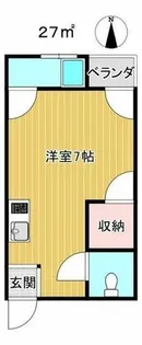 グランビルド長居【1階】の間取り