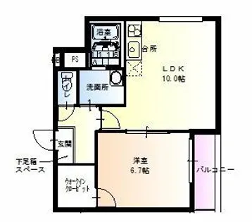 フジパレス浜寺石津Ⅱ番館【305号室】の間取り