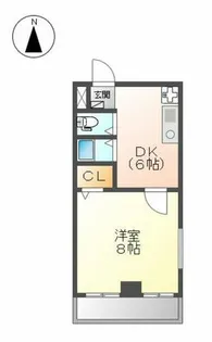 田中ビル【303号室】の間取り