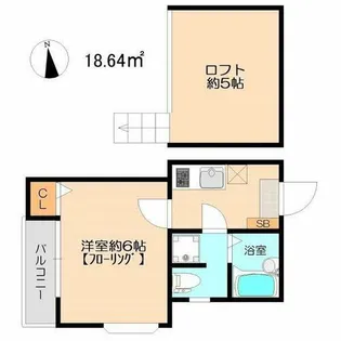 ピュア室見参番館【2階】の間取り