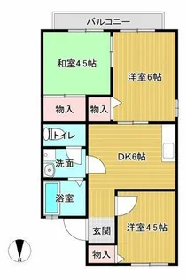 プリシェール廣芝【202号室】の間取り