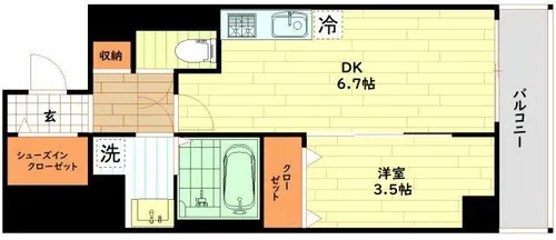 ソルテラス本庄西クレアスト【11階】の間取り