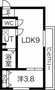 BELLE ROSE港北【2階】の間取り