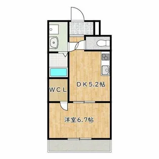 大阪府高石市千代田1丁目【マンション】の間取り