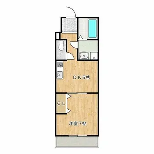 大阪府高石市千代田1丁目【マンション】の間取り