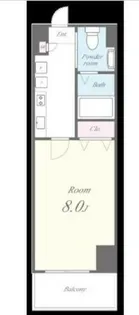 大阪府大阪市浪速区塩草3丁目【マンション】の間取り