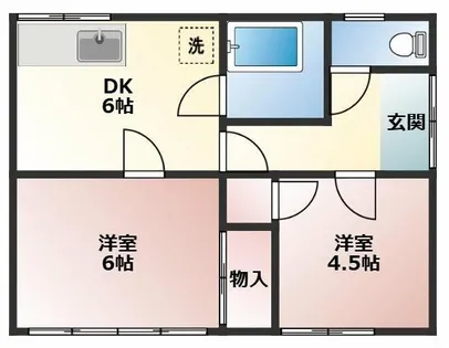 愛知県豊橋市牧野町字北原【一戸建】の間取り