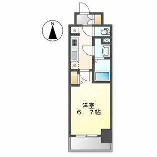 プレサンス上前津エレスタ【14階】の間取り