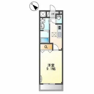 B・Cマンション【1階】の間取り