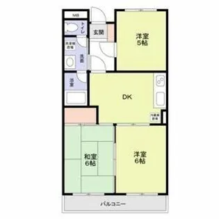 ベルトピア忠岡北B棟【3階】の間取り