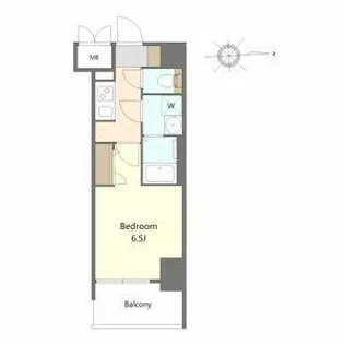 S-RESIDENCE名駅北alesia【5階】の間取り
