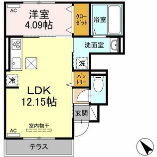 シダーコート彩【102号室】の間取り