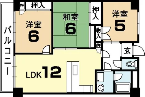 アーチスト島田【4階】の間取り