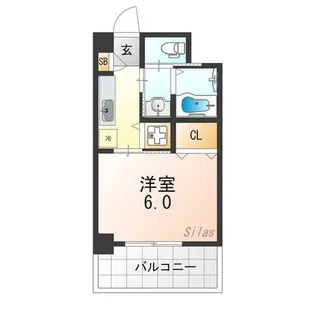 大阪府大阪市淀川区十三東2丁目【マンション】の間取り