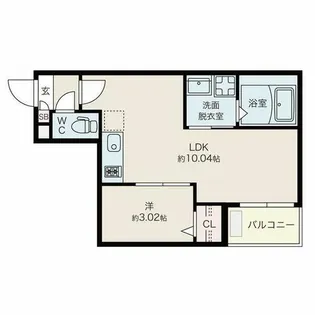 Jack inaeiⅢ【2階】の間取り