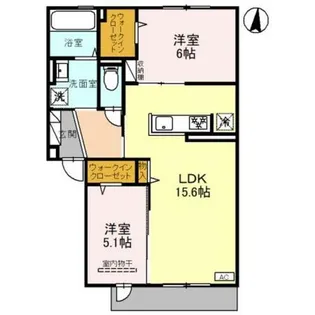 大阪府大阪市生野区巽南1丁目【アパート】の間取り