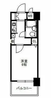 フォーラム白金【204号室】の間取り
