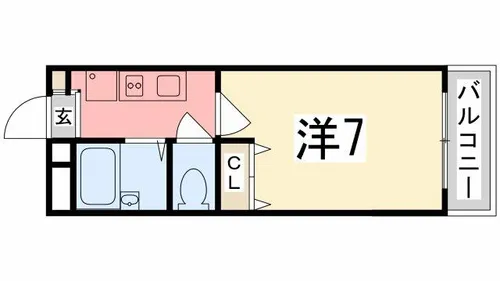 雅ガーデンハイツN【3階】の間取り