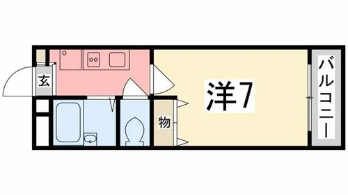 雅ガーデンハイツS棟【1階】の間取り