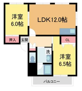 アルカディア甲子園口【302号室】の間取り