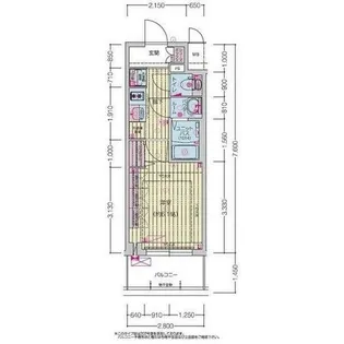 プレサンス上前津ディアシス【8階】の間取り