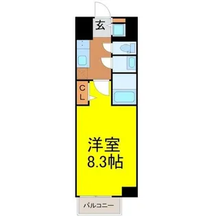 S-RESIDENCE堀田駅前futur【6階】の間取り