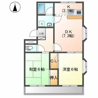 レジェンドShikita【3階】の間取り