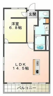 向陽センタービル【4階】の間取り
