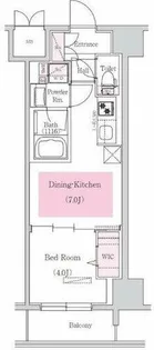 アーバネックス西天満【3階】の間取り