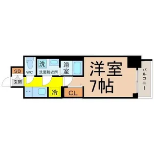 S-RESIDENCE名駅NorthⅡ【5階】の間取り