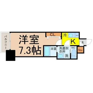 S-RESIDENCE名駅南【2階】の間取り