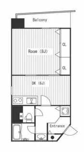 CHEZ CLARA【7階】の間取り