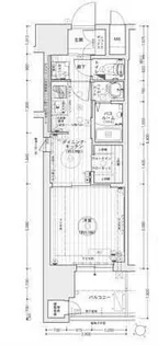エステムコート名古屋鶴舞シエル【13階】の間取り