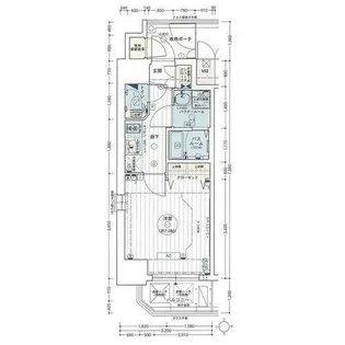 エステムコート名古屋新栄Ⅲグローリィ【9階】の間取り