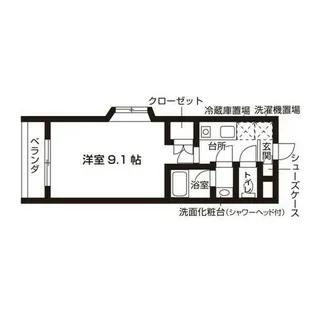 セレスティアル大曽根【1階】の間取り