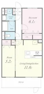 GRANCOURT千里丘【2階】の間取り